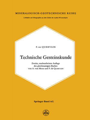 cover image of Technische Gesteinskunde